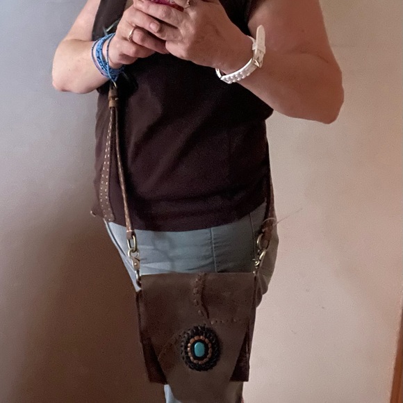 Shoulder/Crossbody handmade purse. - Picture 5 of 6